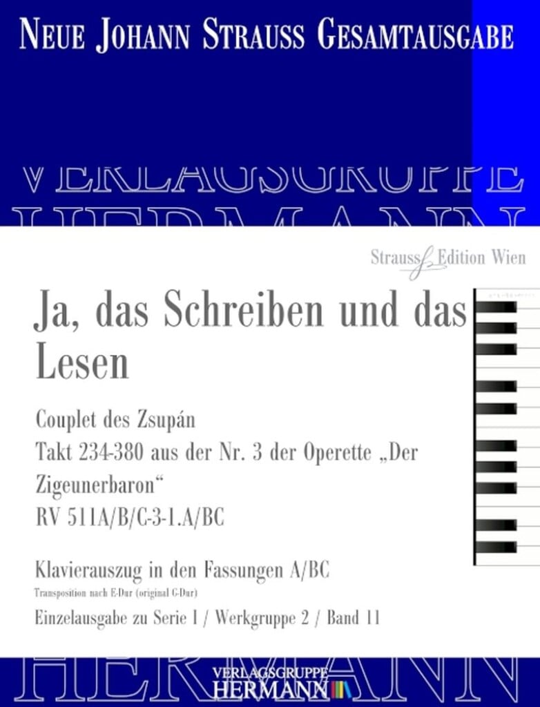 Ja, das Schreiben und das Lesen RV 511A/B/C-3